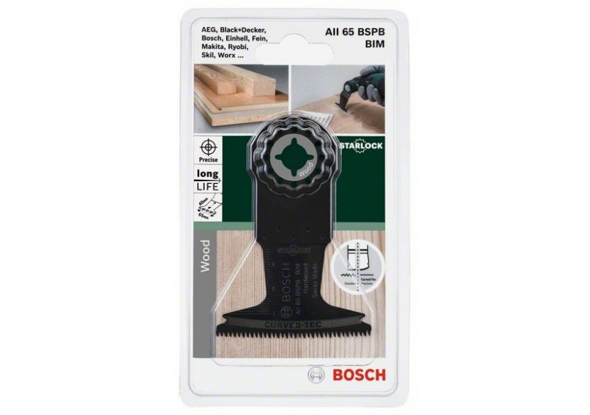Lame plongeante BIM Starlock AII 65 BSPB Hard Wood 40 x 65 mm - 2609256C63 - Bosch Lame plongeante BIM Starlock AII 65 BSPB Hard Wood 40 x 65 mm - 2609256C63 - Bosch