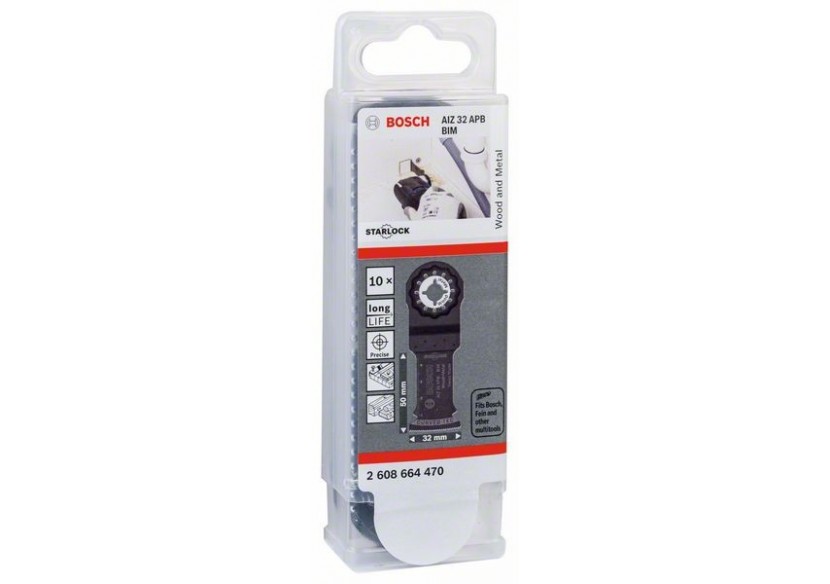 Lame plongeante BIM Starlock AIZ 32 APB Wood and Metal - 2608664470 - Bosch Lame plongeante BIM Starlock AIZ 32 APB Wood and Metal - 2608664470 - Bosch