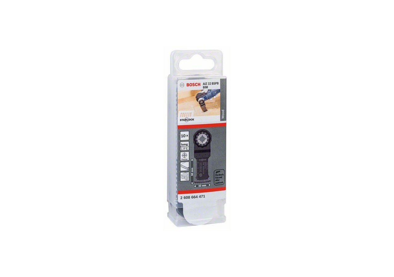 Lame plongeante BIM Starlock AIZ 32 BSPB Hard Wood - 2608664471 - Bosch
