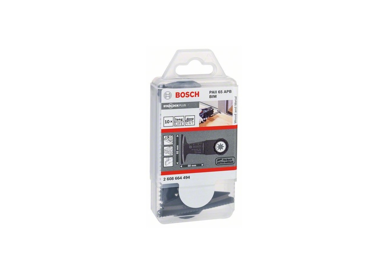 Lame plongeante BIM StarlockPlus PAII 65 APB Wood and Metal - 2608664494 - Bosch