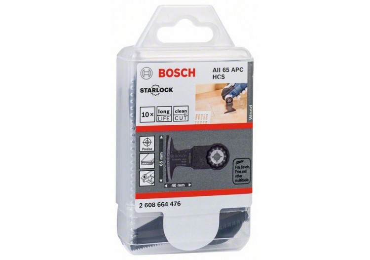 Lame plongeante HCS Starlock AII 65 APC Wood - 2608664476 - Bosch