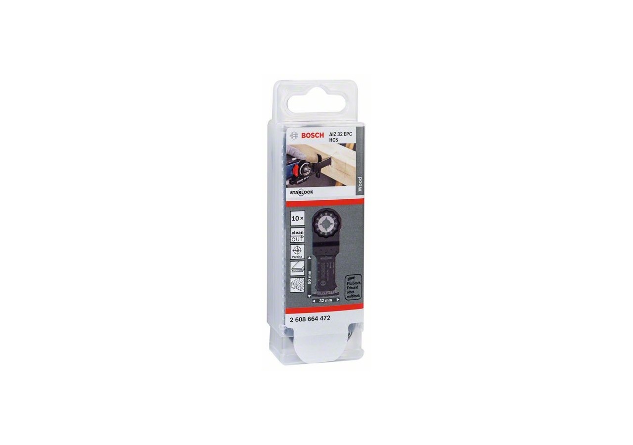 Lame plongeante HCS Starlock AIZ 32 EPC Wood - 2608664472 - Bosch