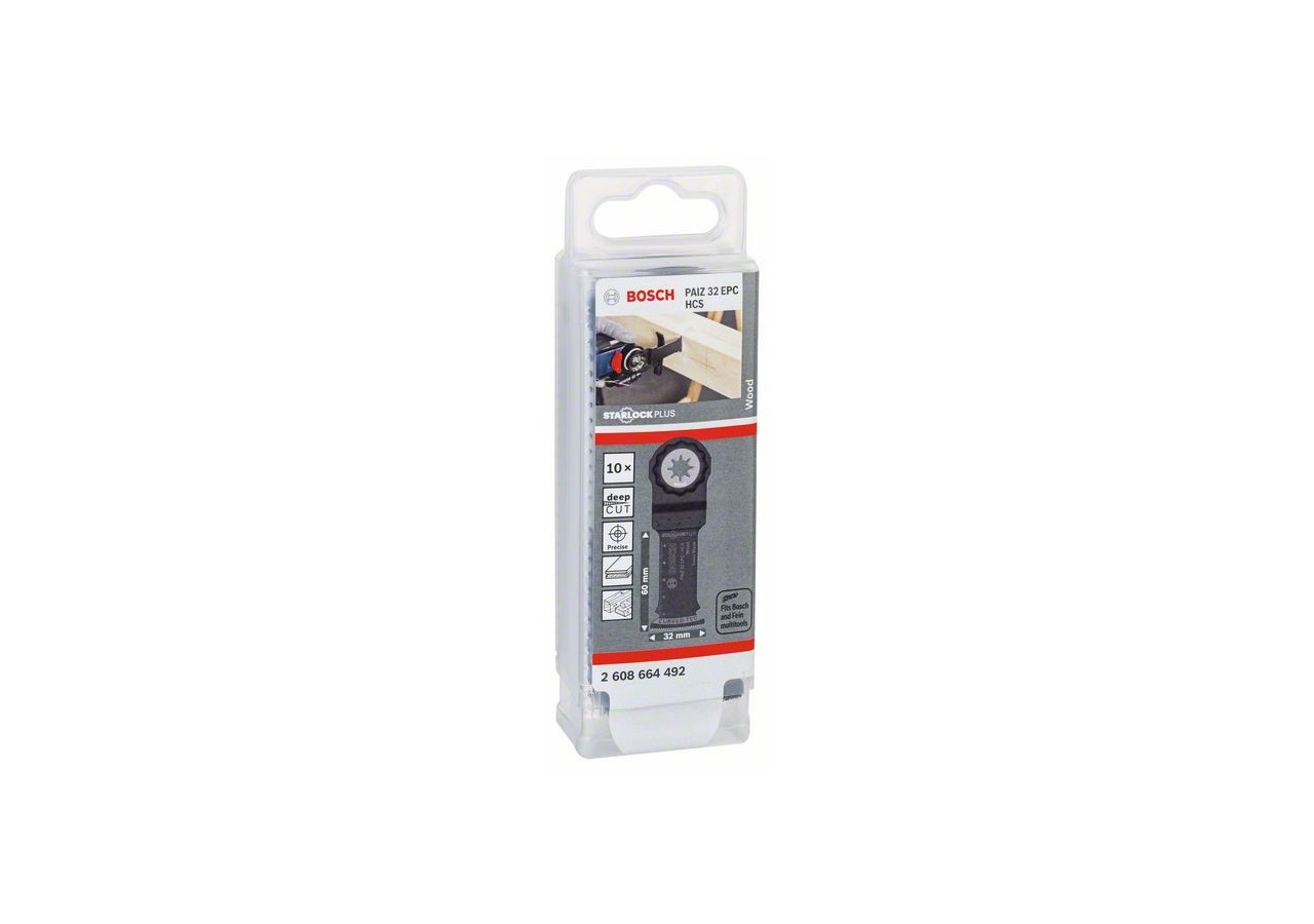 Lame plongeante HCS StarlockPlus PAIZ 32 EPC Wood - 2608664492 - Bosch