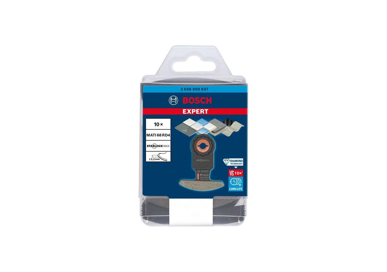 Lame pour outil multifonctions Expert Grout Corner MATI 68 RD4 68 x 30 mm - 2608900037 - Bosch