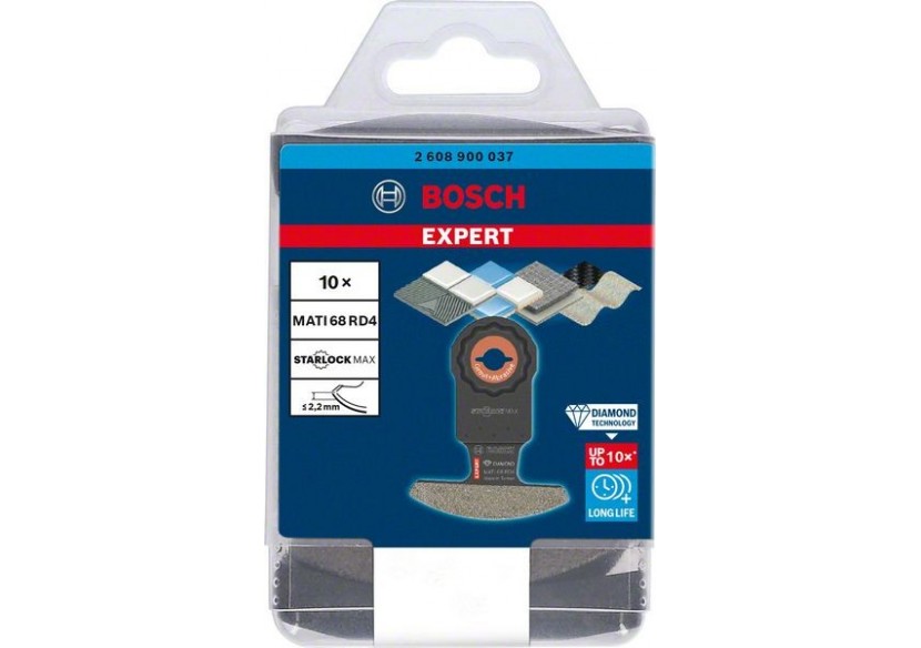 Lame pour outil multifonctions Expert Grout Corner MATI 68 RD4 68 x 30 mm - 2608900037 - Bosch