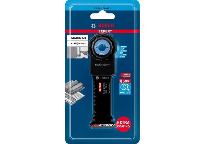 Lame pour outil multifonctions Expert MetalMax MAII 32 AIT 70 x 32 mm - 2608900022 - Bosch