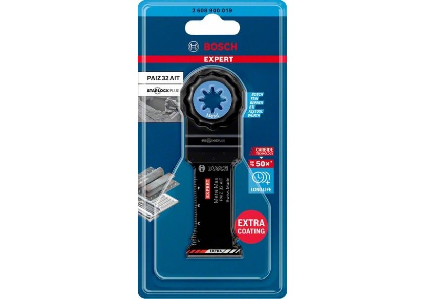 Lame pour outil multifonctions Expert MetalMax PAIZ 32 AIT 50 x 32 mm - 2608900019 - Bosch Lame pour outil multifonctions Expert MetalMax PAIZ 32 AIT 50 x 32 mm - 2608900019 - Bosch