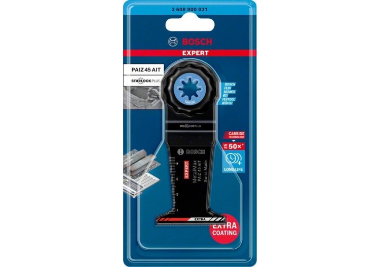 Lame pour outil multifonctions Expert MetalMax PAIZ 45 AIT 45 mm - 2608900021 - Bosch