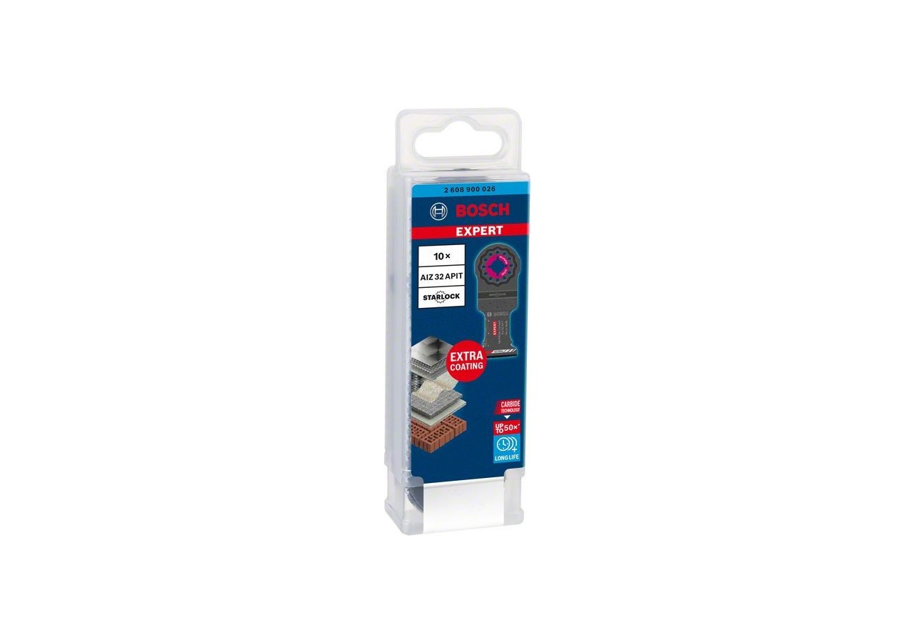 Lame pour outil multifonctions Expert MultiMax AIZ 32 APIT 32 mm 10 pces - 2608900026 - Bosch