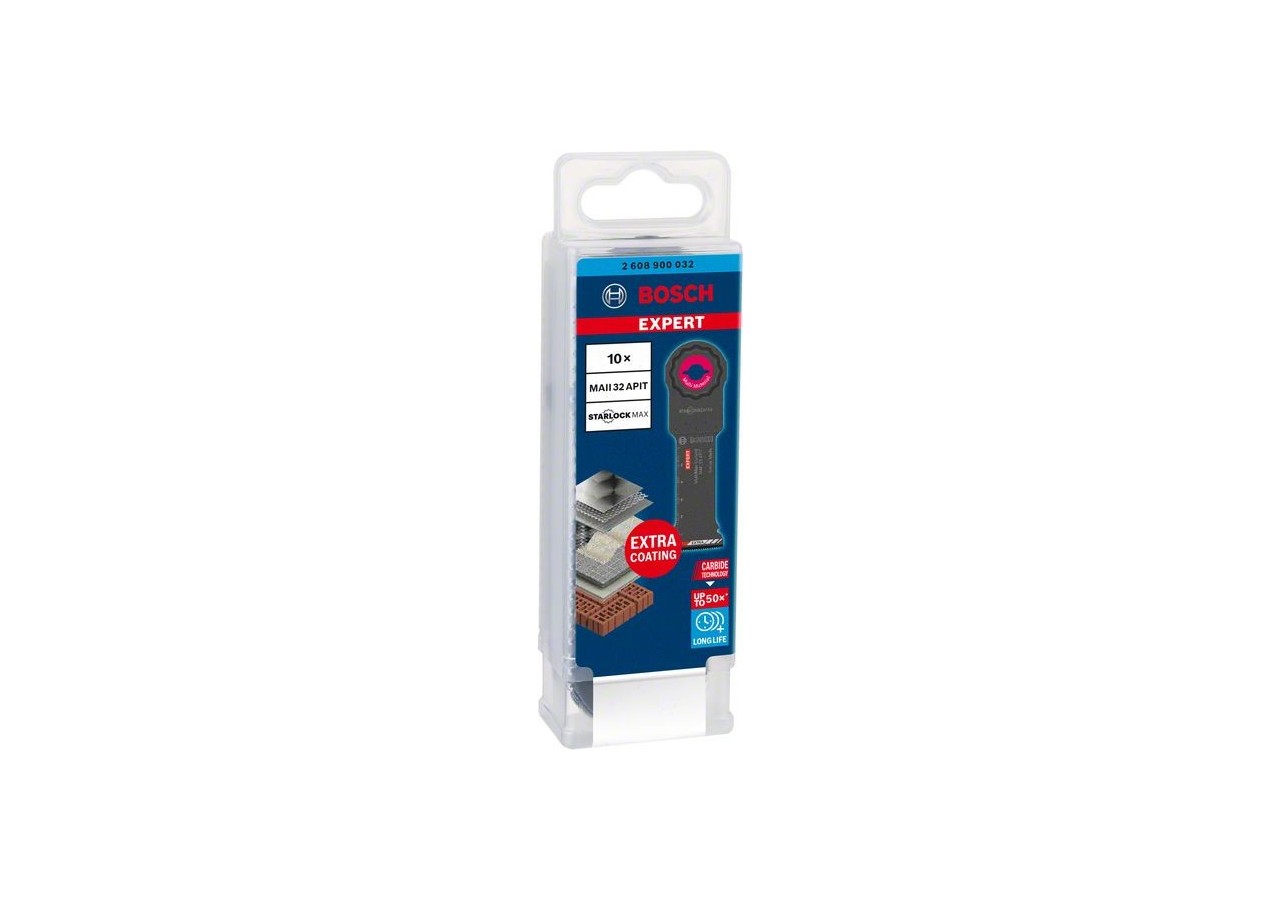 Lame pour outil multifonctions Expert MultiMax MAII 32 APIT 32 mm 10 pces - 2608900032 - Bosch