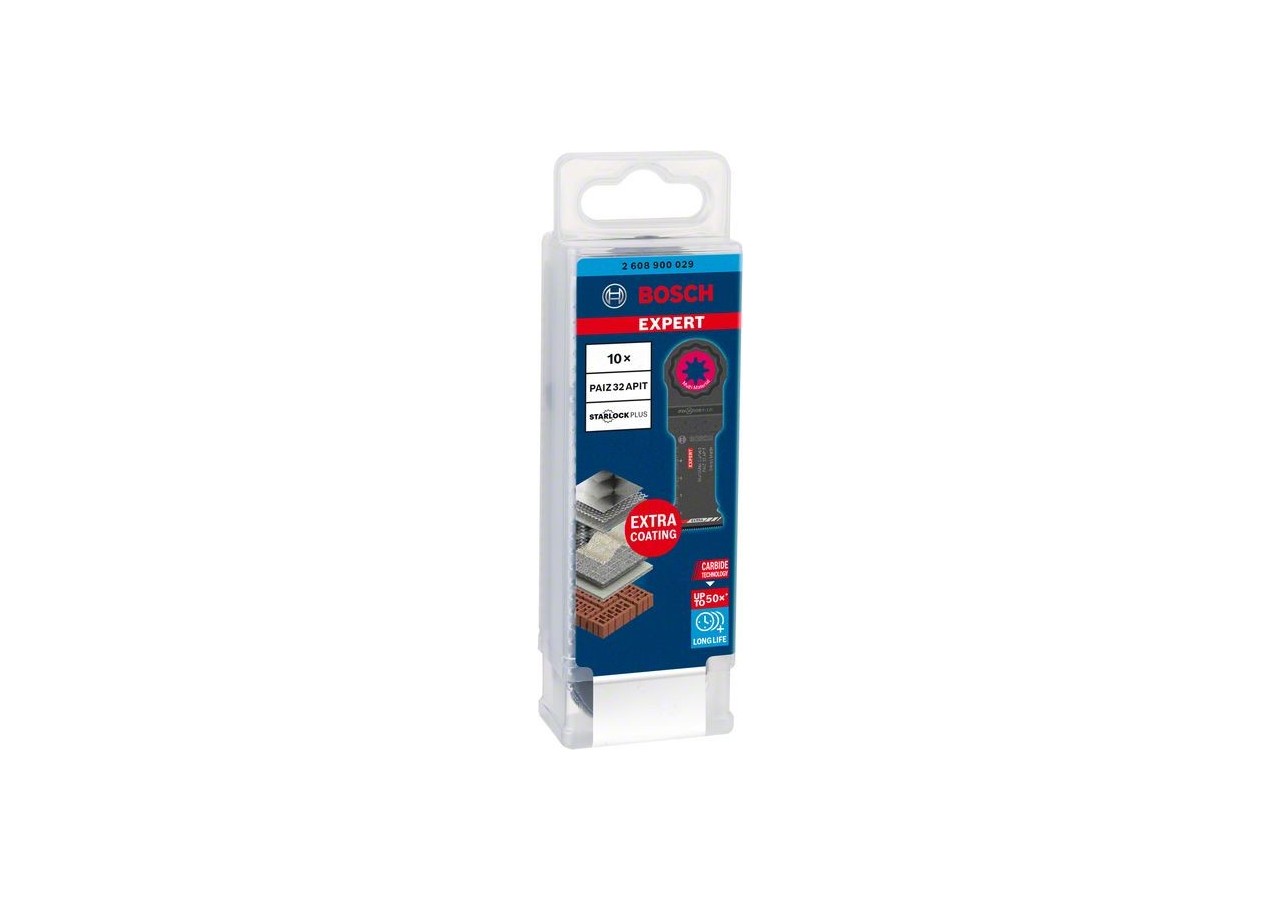 Lame pour outil multifonctions Expert MultiMax PAIZ 32 APIT 32 mm 10 pces - 2608900029 - Bosch