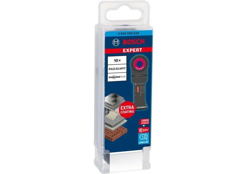 Lame pour outil multifonctions Expert MultiMax PAIZ 32 APIT 32 mm 10 pces - 2608900029 - Bosch
