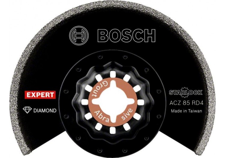 Lame pour outils multifonctions Expert Grout Segment Blade ACZ 85 RD4 85 mm - 2608900034 - Bosch