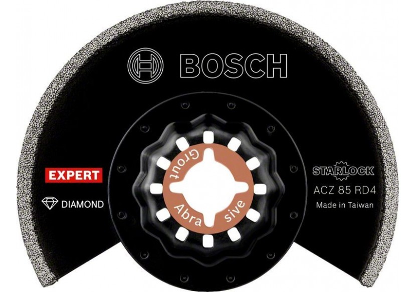 Lame pour outils multifonctions Expert Grout Segment Blade ACZ 85 RD4 85 mm - 2608900034 - Bosch Lame pour outils multifonctions Expert Grout Segment Blade ACZ 85 RD4 85 mm - 2608900034 - Bosch