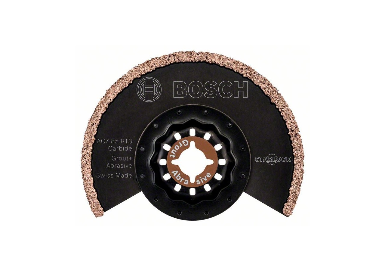 Lame pour scie segment Starlock Carbide-RIFF ACZ 85 RT3 Joints et matériaux abrasifs - 2608664484 - Bosch