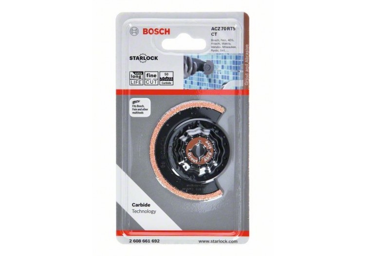 Lame segment Starlock Concr.Carbure Abrasifs/Joints  Ø70mm G50  ACZ70RT5 - 2608661692 - Bosch 2