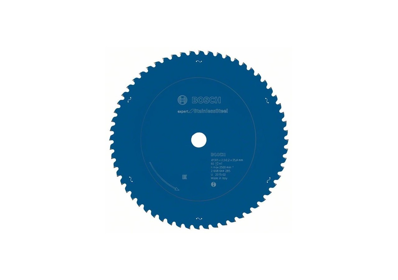 Lame scie circulaire Expert Inox 305x25,4x2,5mm  60D - 2608644285 - Bosch