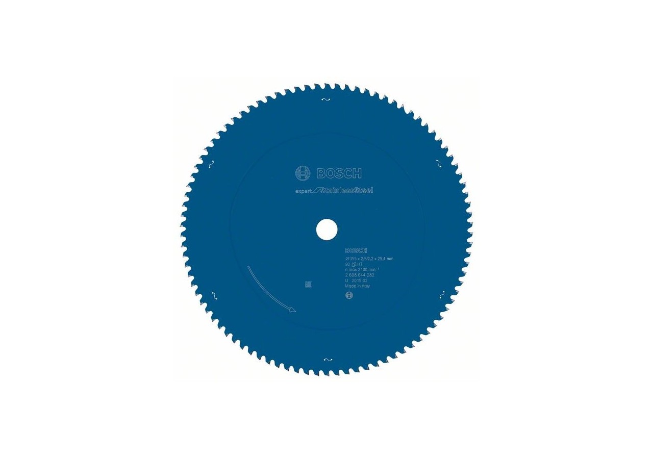 Lame scie circulaire Expert Inox 355x25,4x2,5mm  90D - 2608644282 - Bosch