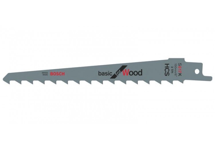 Lames de scie sabre - Basic for Wood - 2608650677 - Bosch