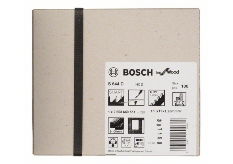 Lames de scie sabre - Top for Wood - 2608650551 - Bosch 2