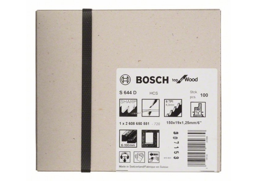 Lames de scie sabre - Top for Wood - 2608650551 - Bosch