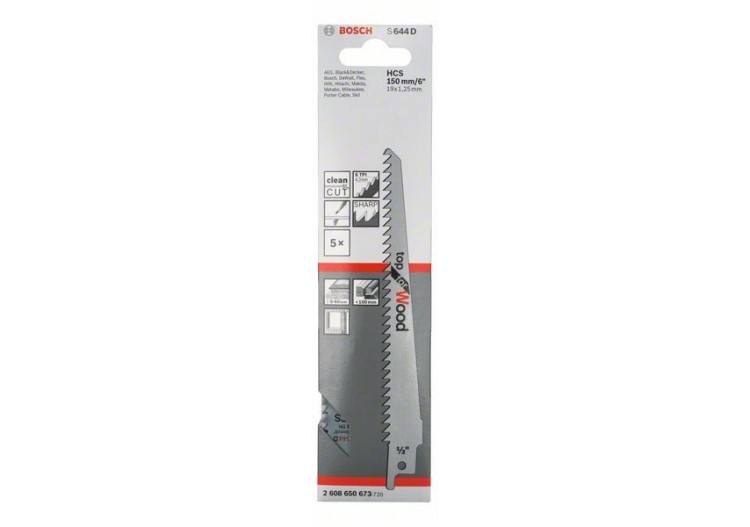 Lames de scie sabre - Top for Wood - 2608650673 - Bosch 2