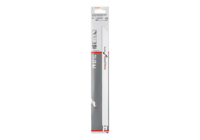 Lames de scie sabre – Flexible for Wood and Metal - 2608656022 - Bosch