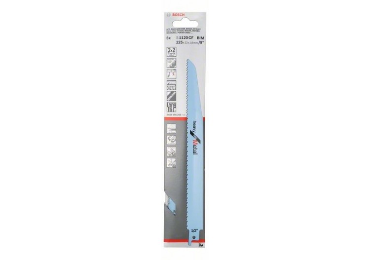 Lames de scie sabre – Heavy for Metal - 2608656255 - Bosch 2