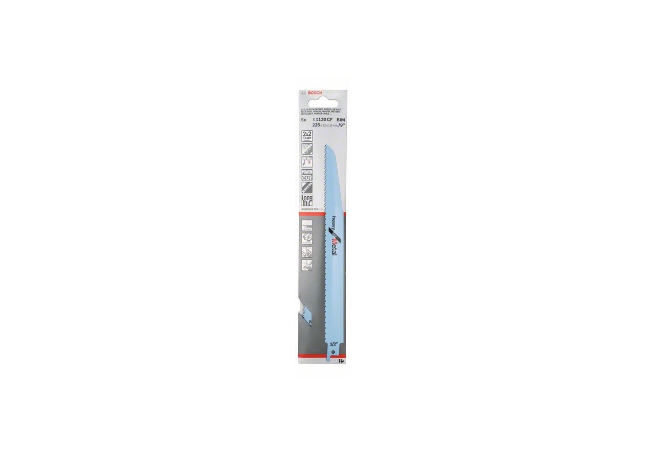 Lames de scie sabre – Heavy for Metal - 2608656255 - Bosch