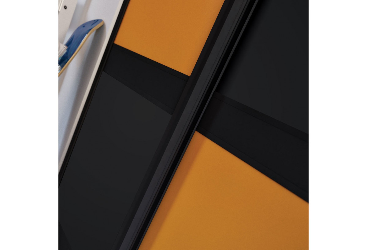 Façade de placard coulissante 3 portes Rio de Janeiro mat - Kazed : Confort'Mat