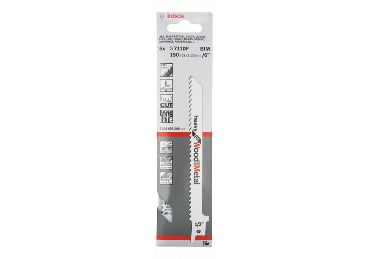 Lames de scie sabre – Heavy for Wood and Metal - 2608656260 - Bosch 2