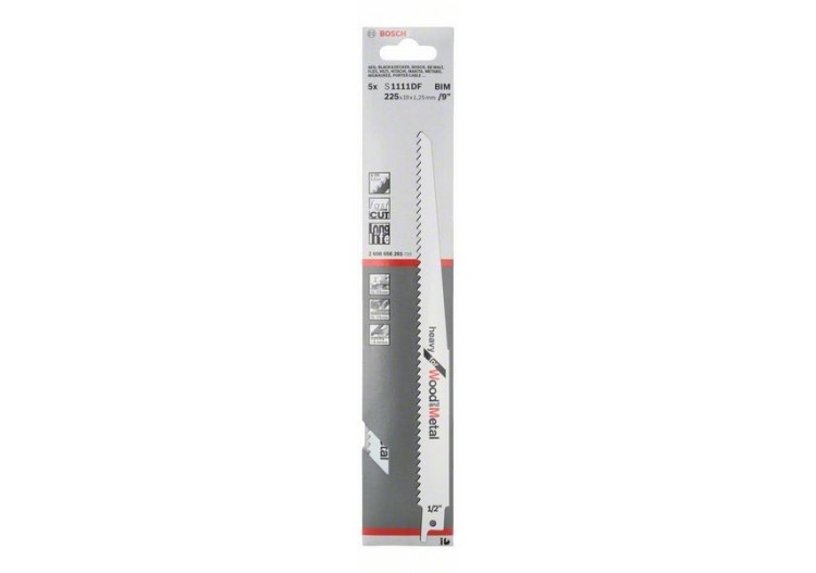 Lames de scie sabre – Heavy for Wood and Metal - 2608656261 - Bosch