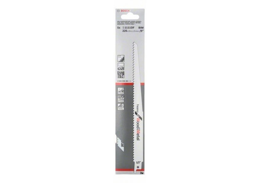 Lames de scie sabre – Heavy for Wood and Metal - 2608656261 - Bosch