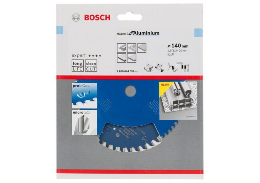 Lampe de scie circulaire Expert for Aluminium 140 x 20 x 1,8 mm, 42 - 2608644092 - Bosch