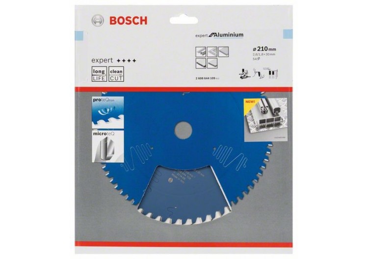 Lampe de scie circulaire Expert for Aluminium 210 x 30 x 2,6 mm, 54 - 2608644109 - Bosch