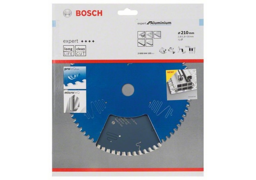 Lampe de scie circulaire Expert for Aluminium 210 x 30 x 2,8 mm, 72 - 2608644105 - Bosch