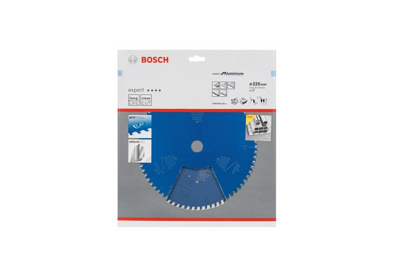 Lampe de scie circulaire Expert for Aluminium 225 x 30 x 2,6 mm, 68 - 2608644118 - Bosch