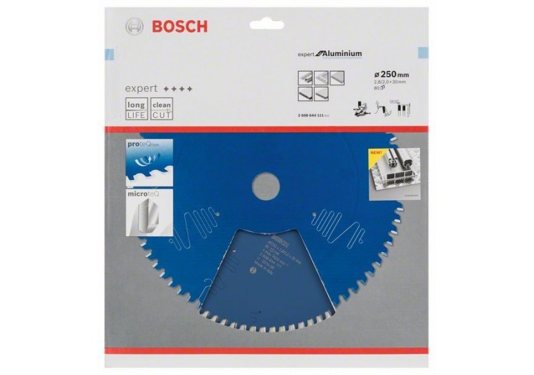 Lampe de scie circulaire Expert for Aluminium 250 x 30 x 2,8 mm, 80 - 2608644111 - Bosch