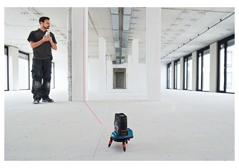 Laser combiné GCL 2-50 C Solo + L-Boxx (Livré sans batterie ni chargeur) - 0601066G08 - Bosch