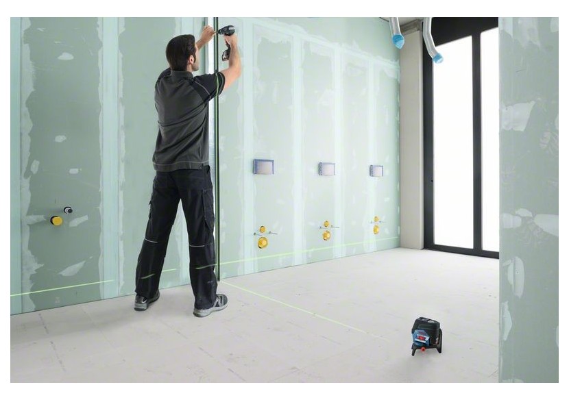 Laser combiné GCL 2-50 CG + RM 2, BM 3 clip, L-Boxx (Version batterie) - 0601066H00 - Bosch