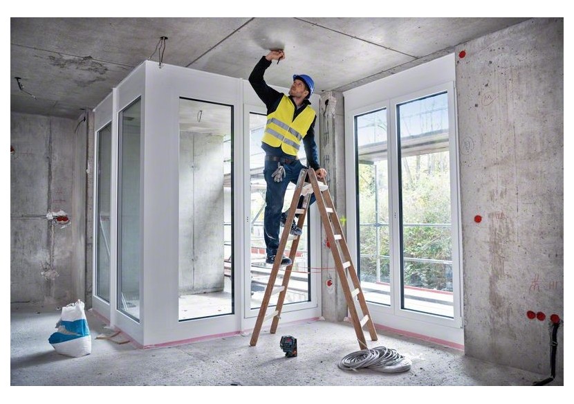 Laser combiné GCL 2-50 G + RM 10 + Pince DK 10 (Coffret) (Version piles) - 0601066M02 - Bosch