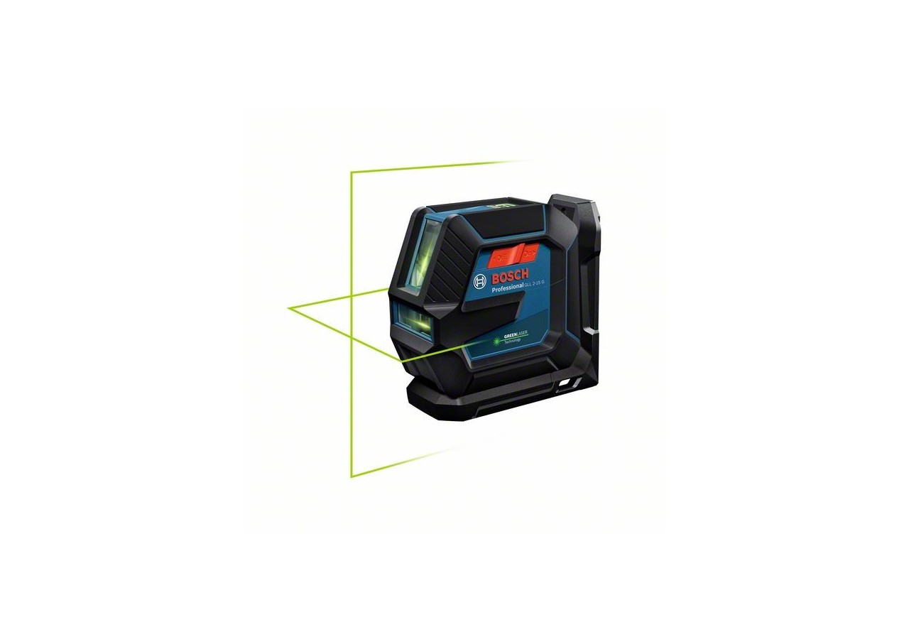 Laser lignes GLL 2-15 G + LB 10 + pince DK 10 (Coffret) - 0601063W02 - Bosch