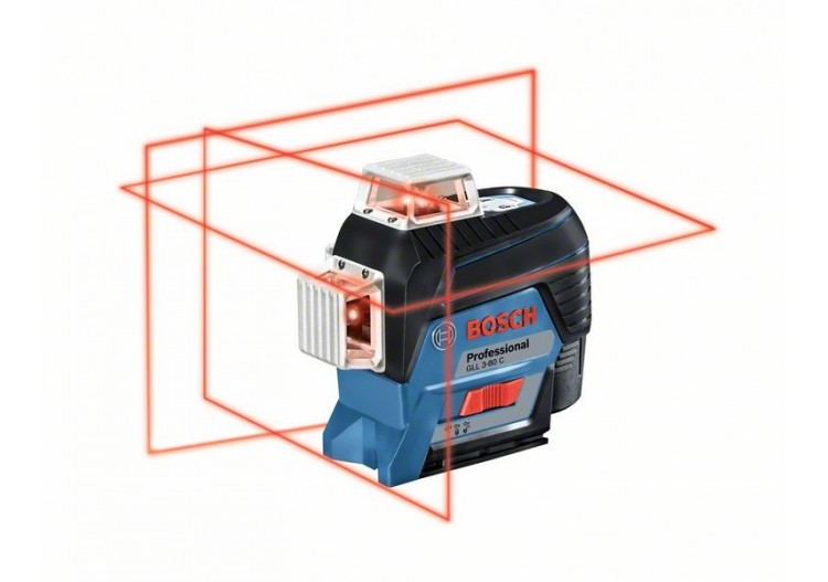 Laser lignes GLL 3-80 C (Version piles) - 0601063R00 - Bosch