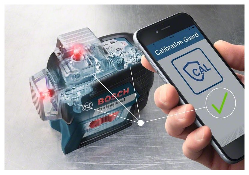 Laser lignes GLL 3-80 C + Cellule de Réception LR 7 (Version batterie) - 0601063R05 - Bosch