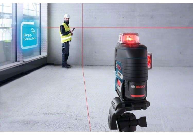 Laser lignes GLL 3-80 C + trépied BT 150 (Version piles) - 0601063R01 - Bosch