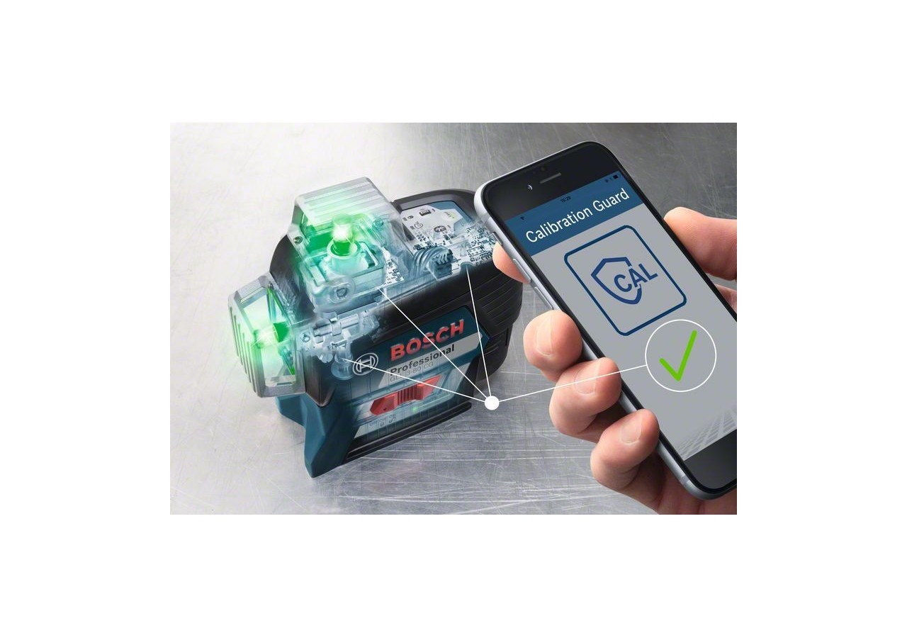 Laser lignes GLL 3-80 CG + BM1 Plus L-Boxx (version batterie) - 0601063T00 - Bosch