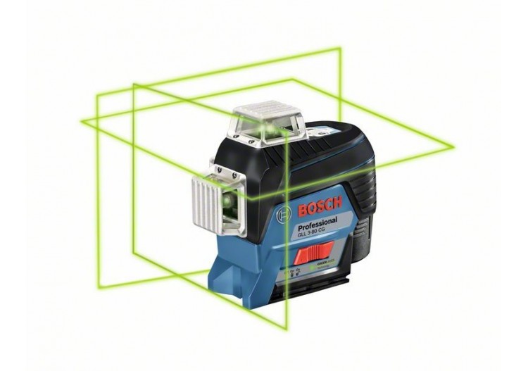 Laser lignes GLL 3-80 CG Solo + L-Boxx (Livré sans batterie ni chargeur) - 0601063T03 - Bosch