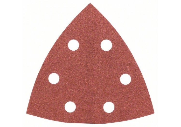 Lot de feuilles abrasives de 5 pièces pour ponceuses Delta G : 180 - 2609256A52 - Bosch