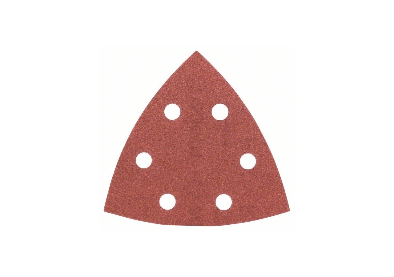 Lot de feuilles abrasives de 5 pièces pour ponceuses Delta G : 180 - 2609256A52 - Bosch