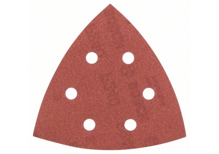 Lot de feuilles abrasives de 5 pièces pour ponceuses Delta G : 240 - 2609256A59 - Bosch